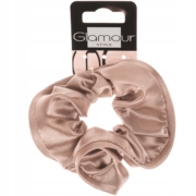 Glamour scrunchie Nude satiin
